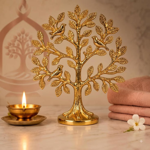 Kalpvriksha Tree with Birds - Symbol of Prosperity